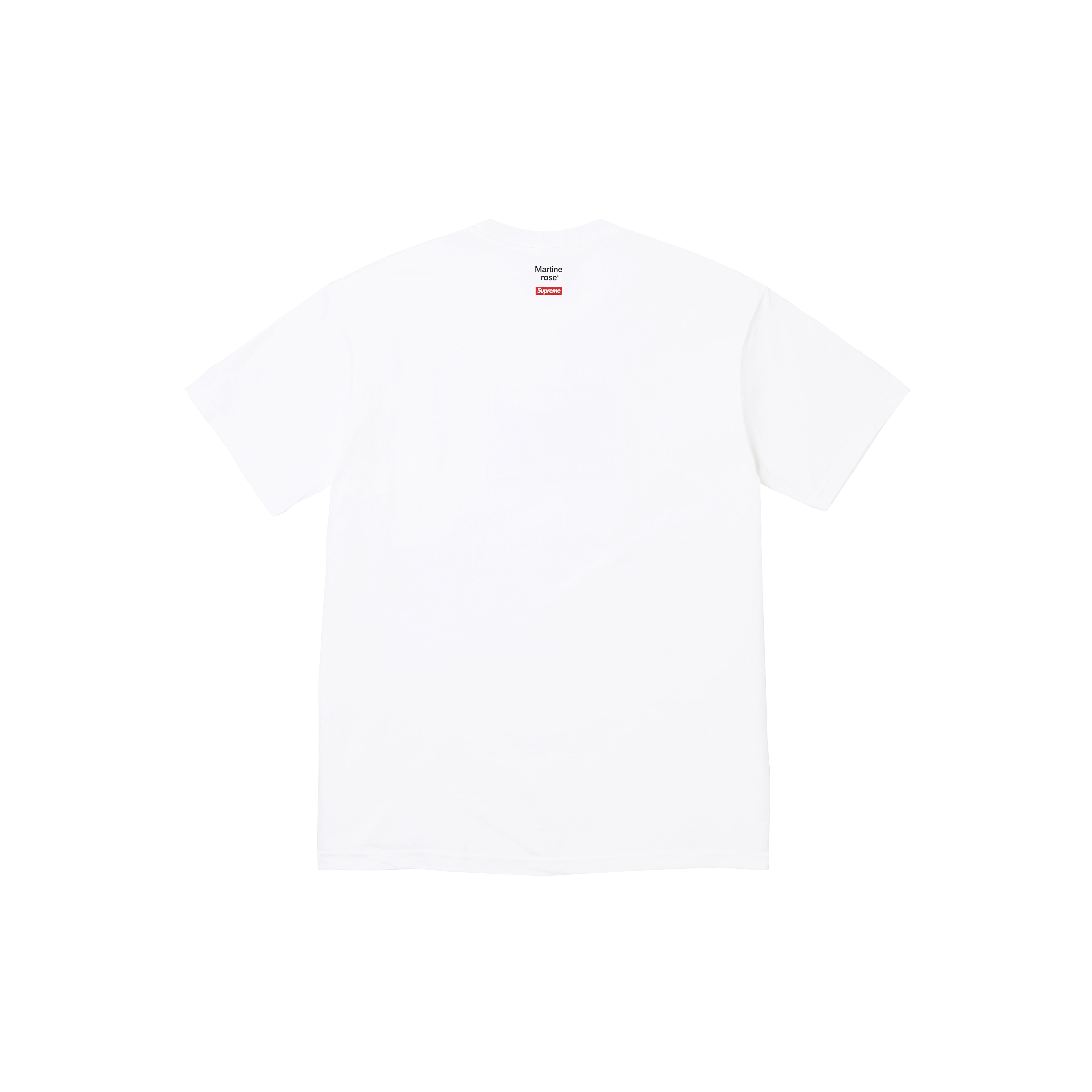SUPREME®/MARTINE ROSE® CHAMPION TEE in WHITE | Martine Rose